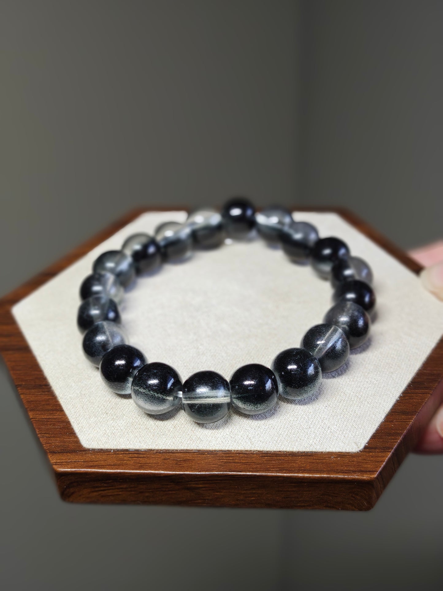 Black and Clear Bracelet