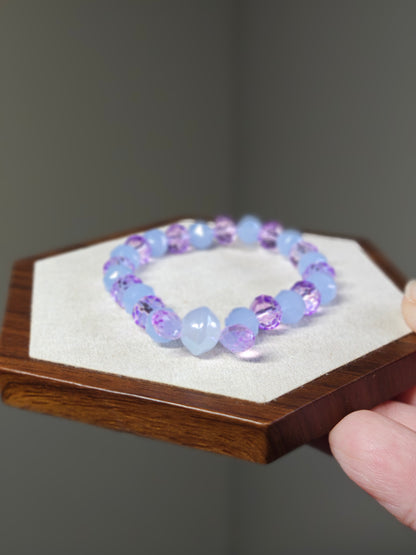 Soft Purple and Blue Braclet