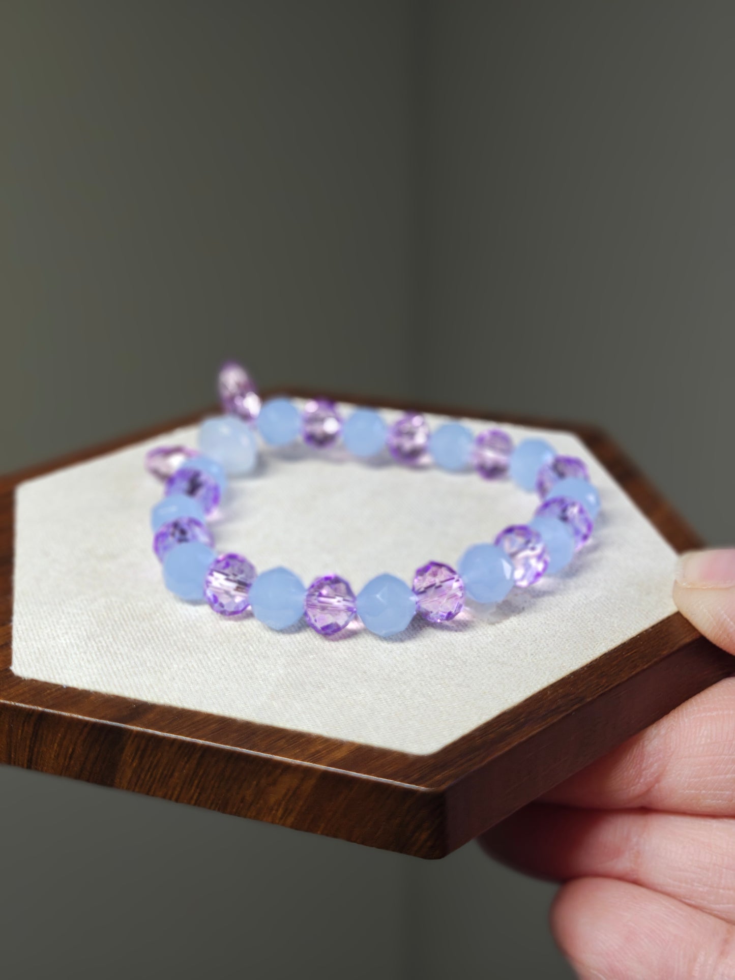 Soft Purple and Blue Braclet
