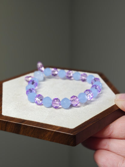 Soft Purple and Blue Braclet