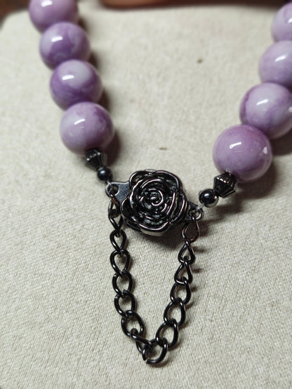 Painted Purple Bracelet