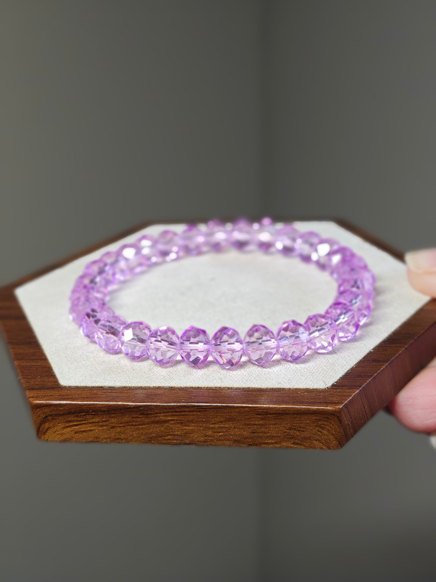 Translucent Purple Bracelet