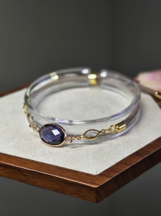 Purple Gem Bracelet